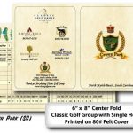 scorecards unlimited custom scorecards, yardage cards