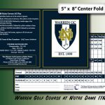 scorecards unlimited custom scorecards, yardage cards