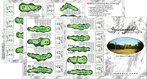 scorecards unlimited custom scorecards yardage cards